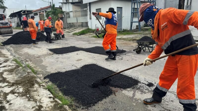 Prefeitura de Manaus leva novo asfalto ao bairro Mauazinho e melhora mobilidade na região 