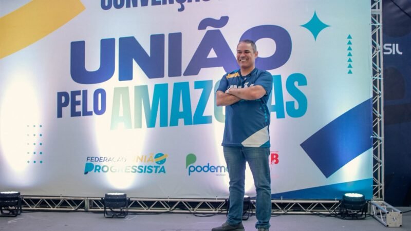 Coronel Vinícius Almeida destaca compromisso com a segurança e defesa das famílias durante convenção da Federação União Progressista e do Podemos