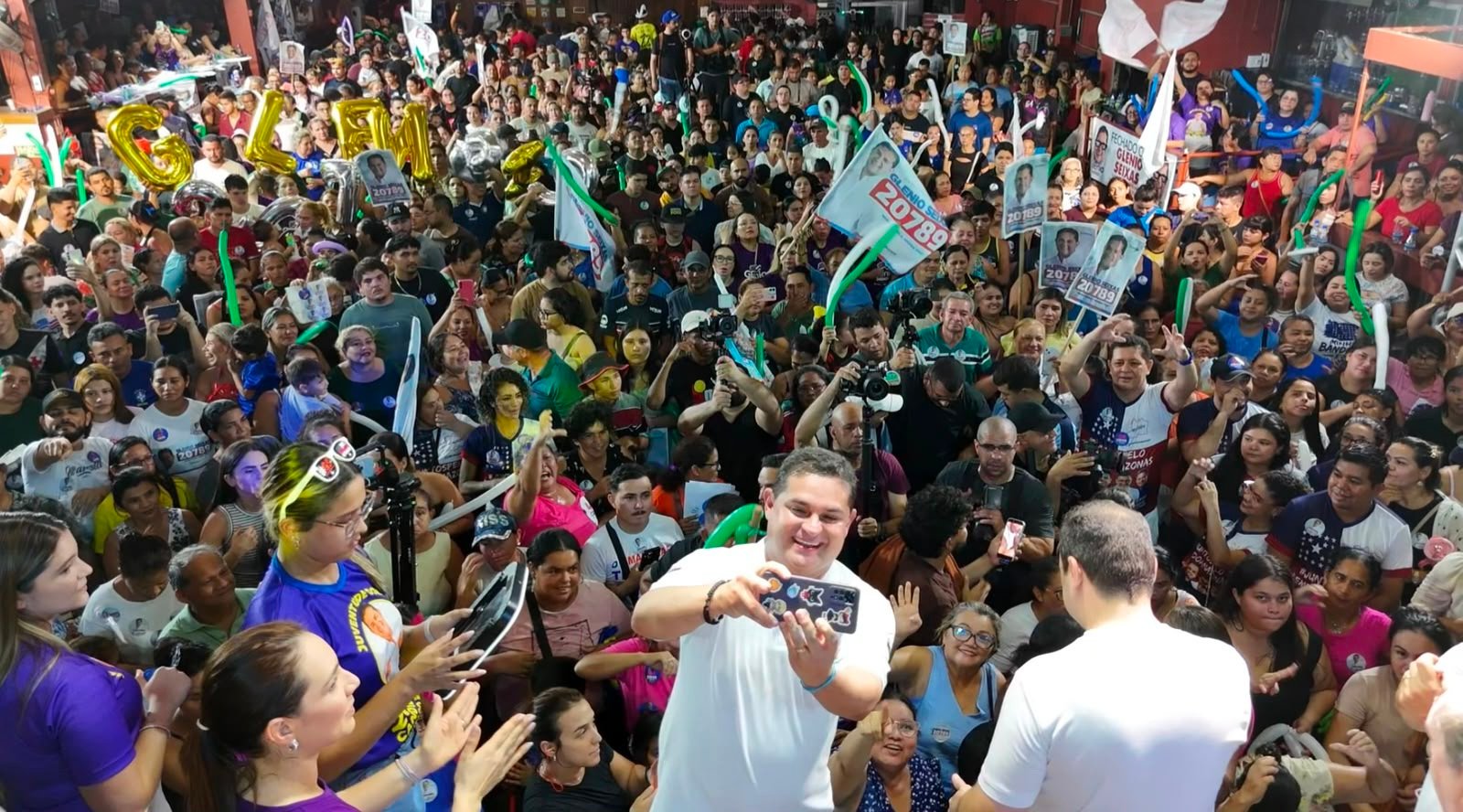 Glenio Seixas reúne mais cinco mil apoiadores na Zona Norte de Manaus e lança candidatura a deputado estadual