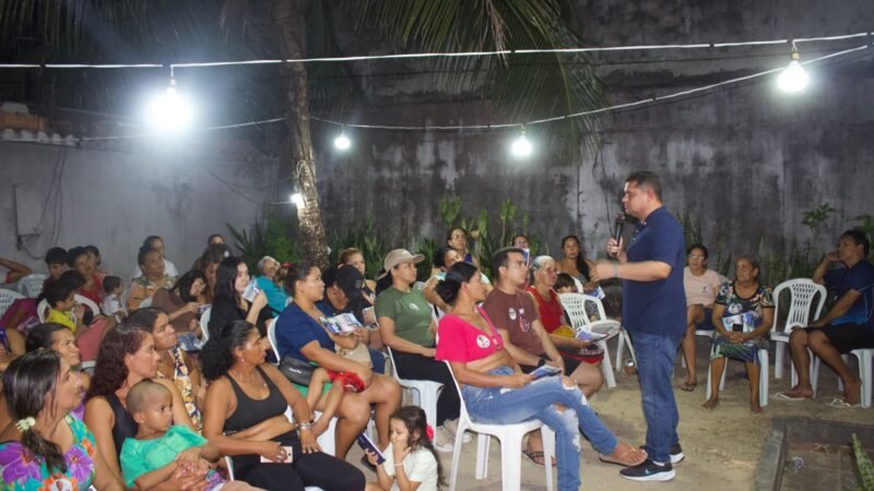 Em visita aos bairros de Manaus, candidato Glenio Seixas defende ampliação de políticas públicas para a população