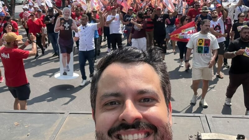 Delegado Tayah mobiliza Zona Leste de Manaus em ato pró-Lula neste sábado