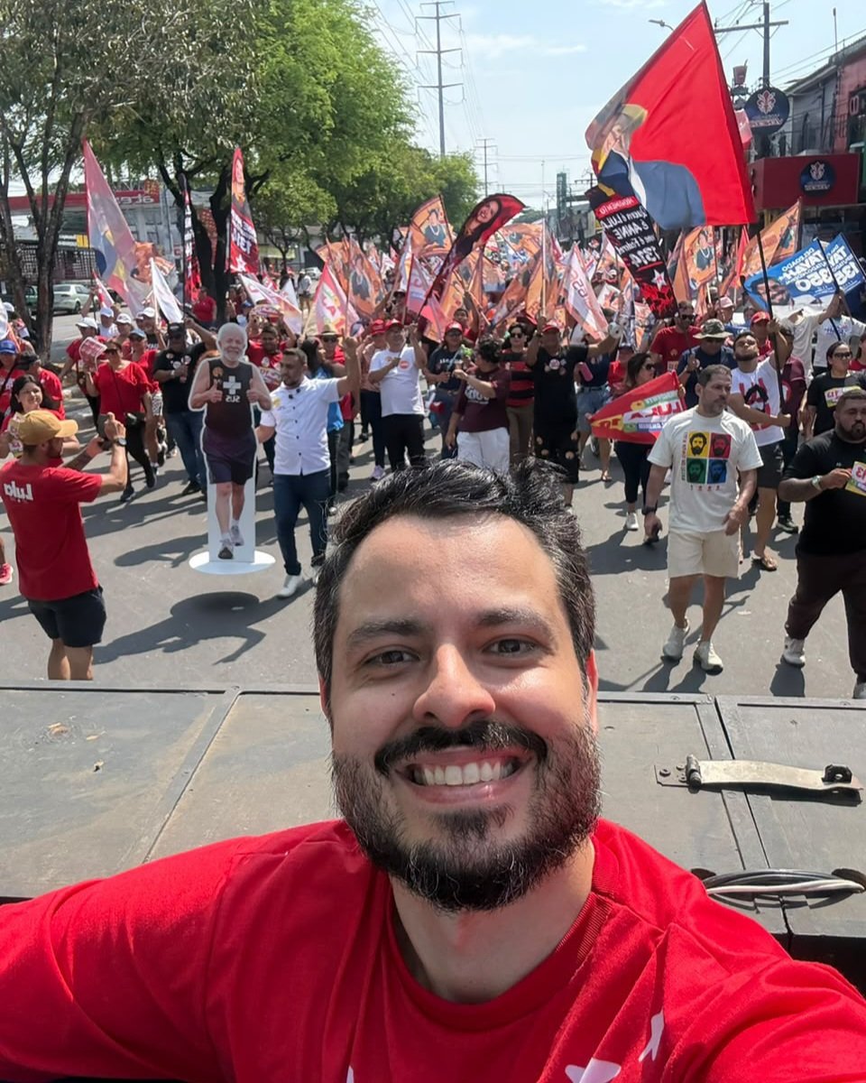 Delegado Tayah mobiliza Zona Leste de Manaus em ato pró-Lula neste sábado